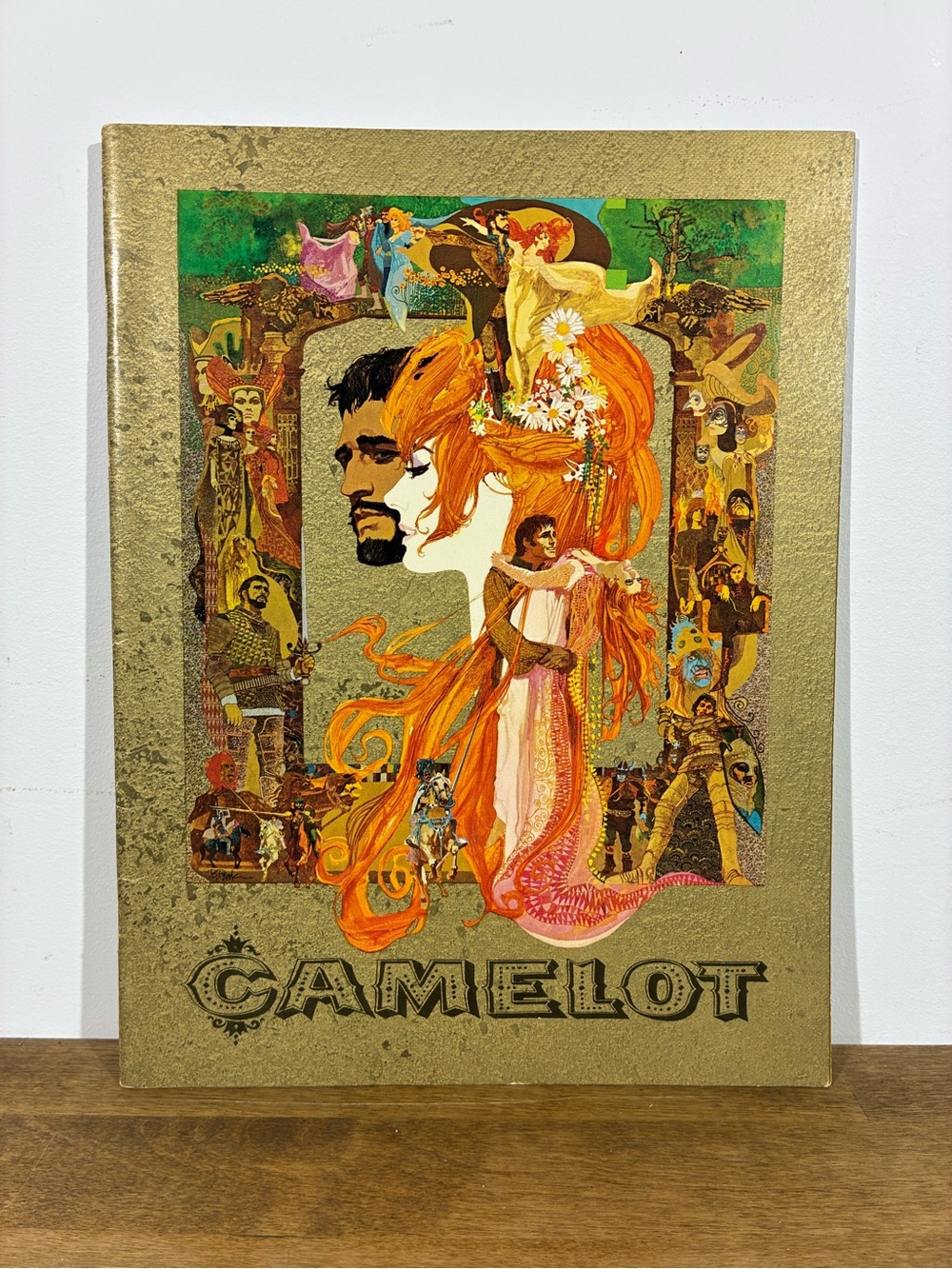 VINTAGE CAMELOT 1967 Movie Program Warner Bros Richard Harris Vanessa Redgrave